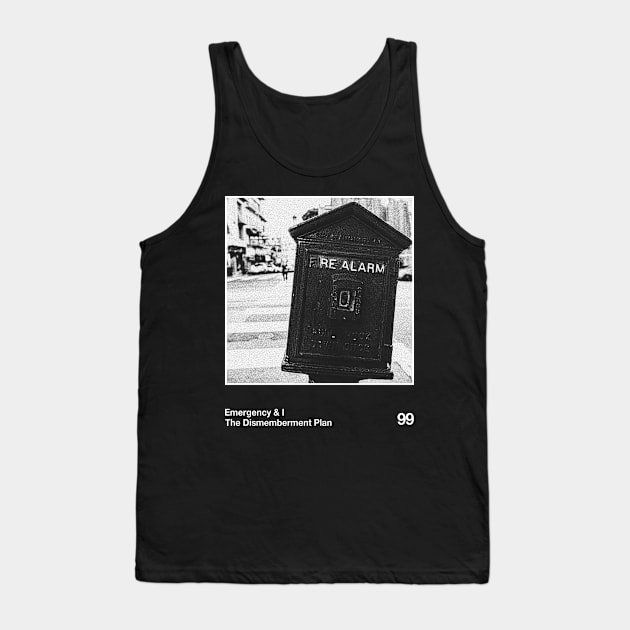 The Dismemberment Plan || 90s Artwork Faded Retro Tank Top by solutesoltey